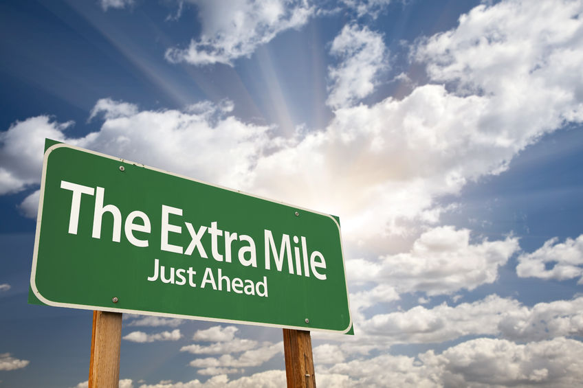 What does it mean to go the extra mile?